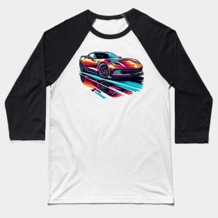 Chevy Corvette Baseball T-Shirt